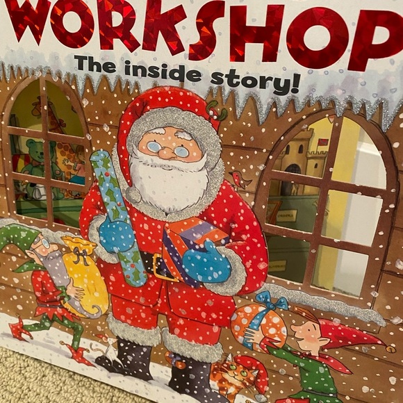 Hardcover Santa’s Workshop Book - Picture 3 of 10